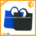 Two Top Handle Durable Bright Silicon Beach Bag, Silicone Tote Bag